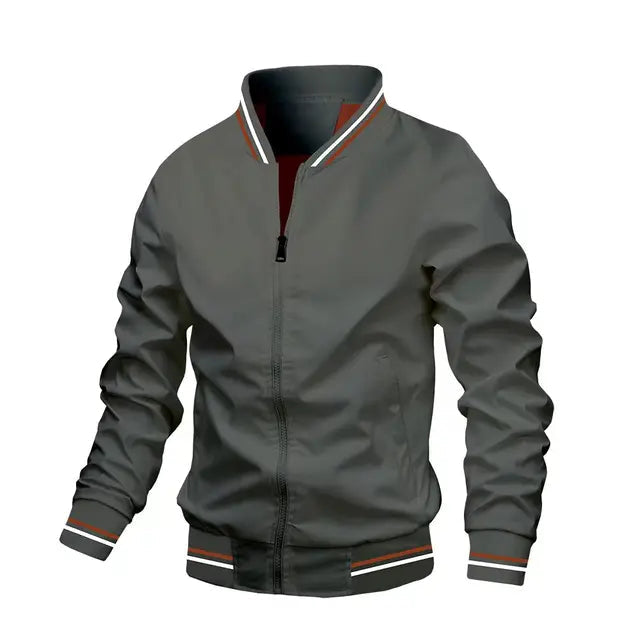 Willem Heren Bomberjack | Ademend Comfort, Gestreept Design 2