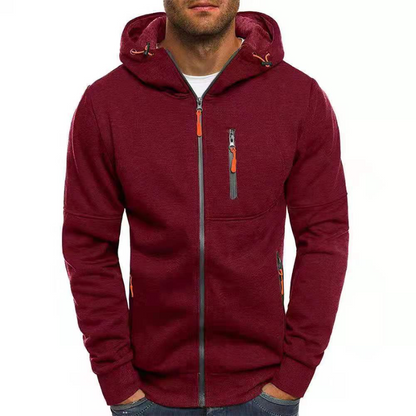 Heren Hoodie Zwart Comfortabel Casual Design - Mode Vibes