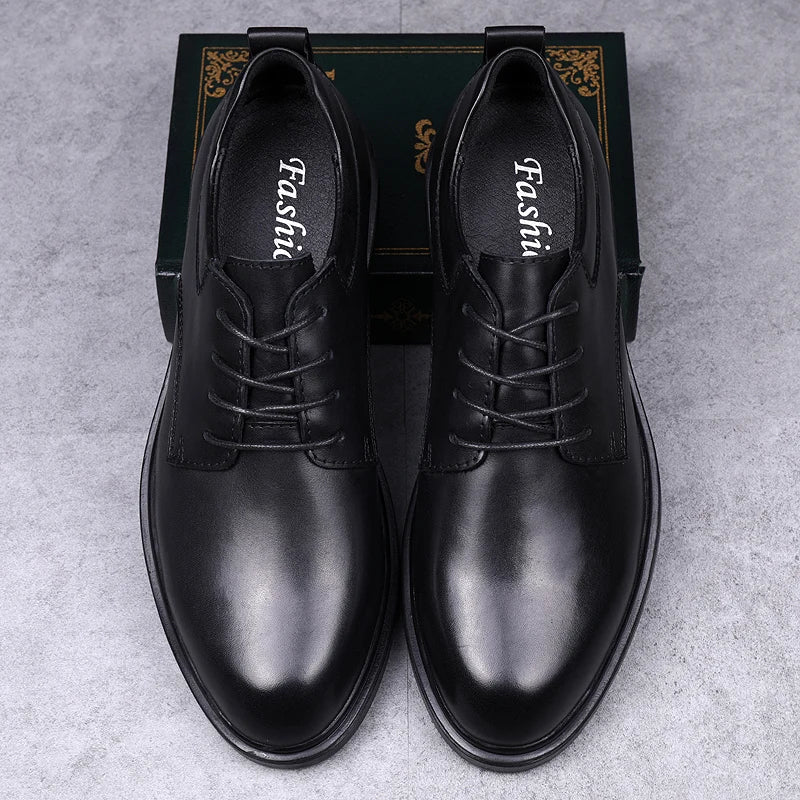 Heren Oxfords Schoenen van Echt Leer Comfortabel en Stijlvol - Mode Vibes