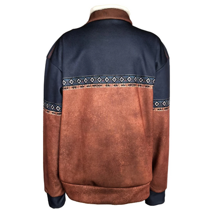Heren Trui Warme Wol Comfortabel met Halve Rits