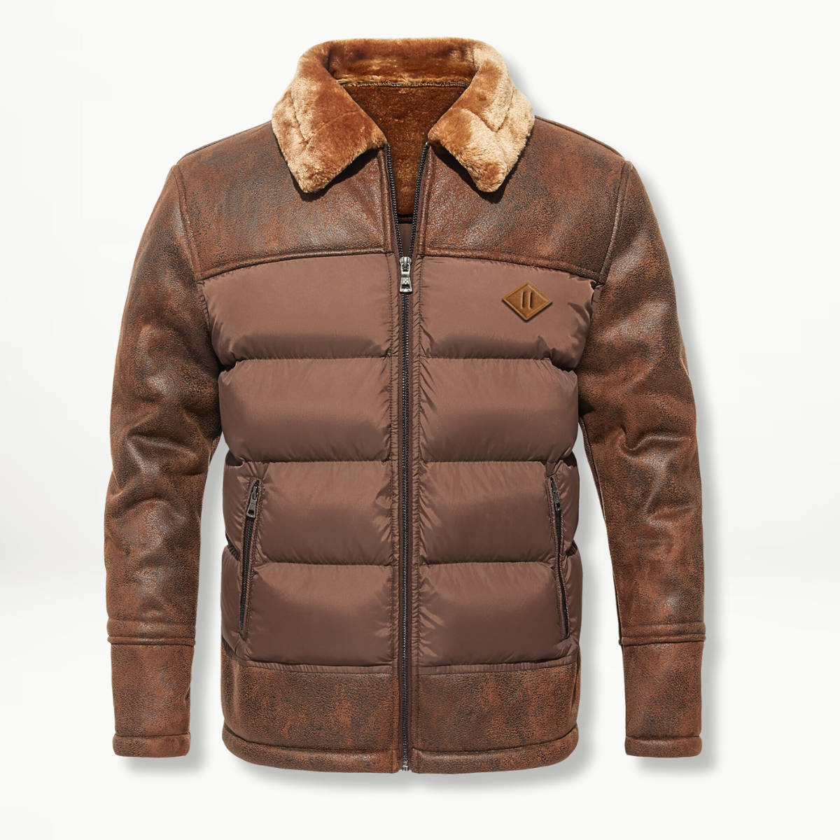 Heren Winterjas Willem - Warme en Comfortabele Polyester Jas - Mode Vibes