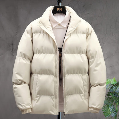 Heren Winterjas Warm Fluweel Voering Casual Stijl - Mode Vibes