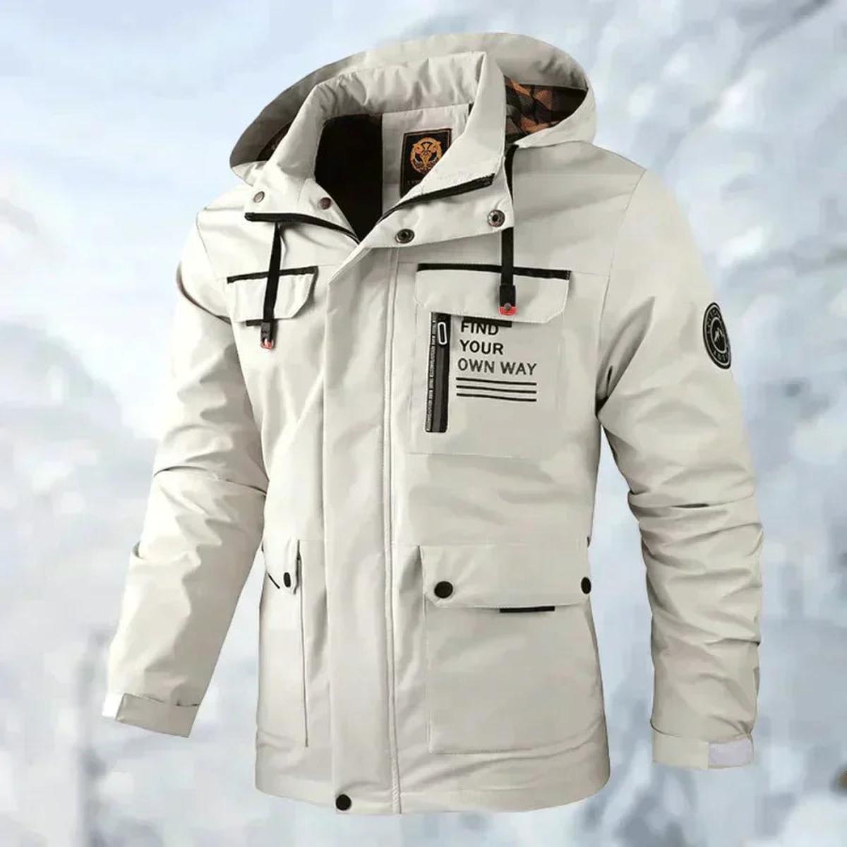 Heren Winterjas Waterdicht met Afneembare Capuchon - Mode Vibes
