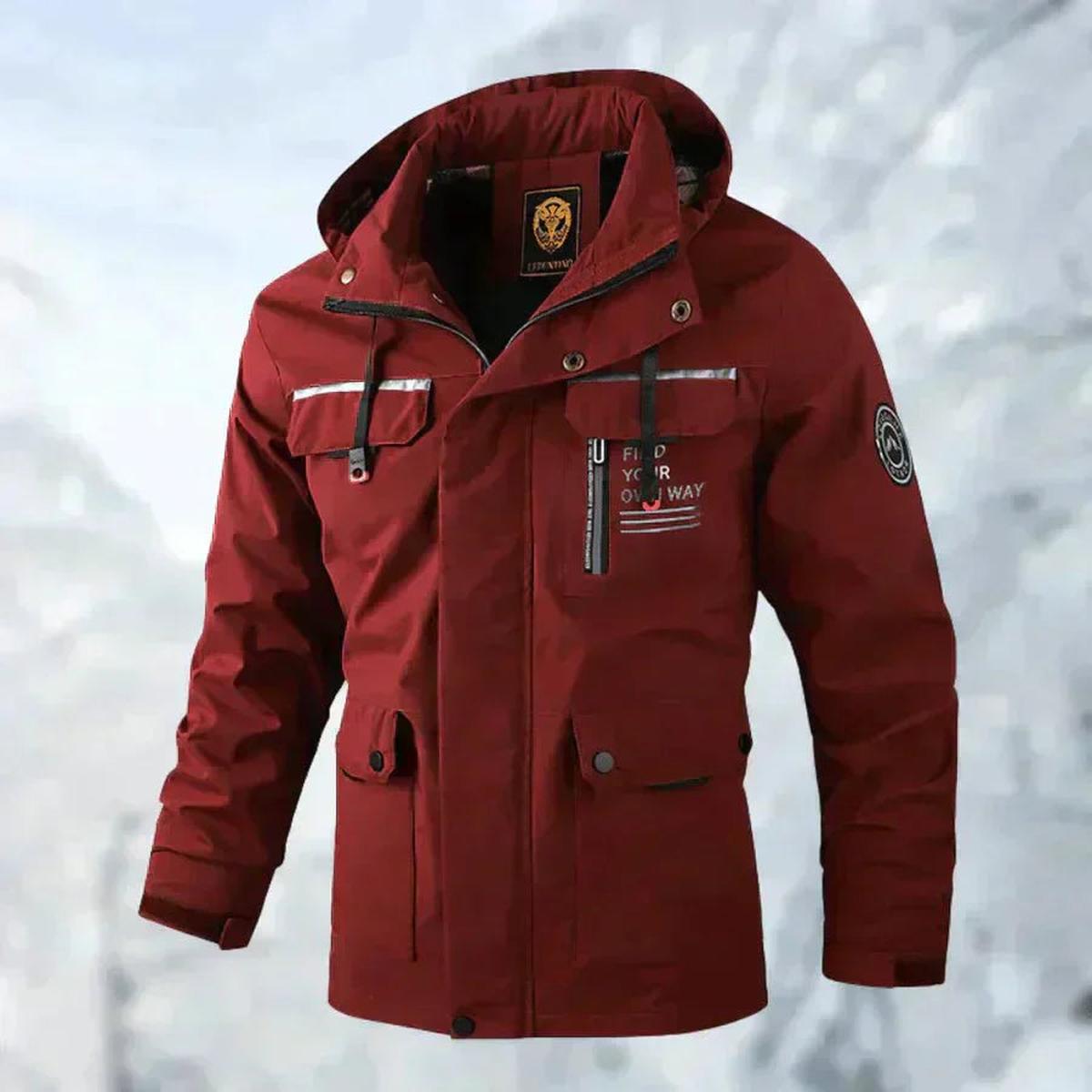 Heren Winterjas Waterdicht met Afneembare Capuchon