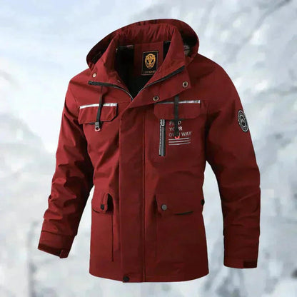 Heren Winterjas Waterdicht met Afneembare Capuchon