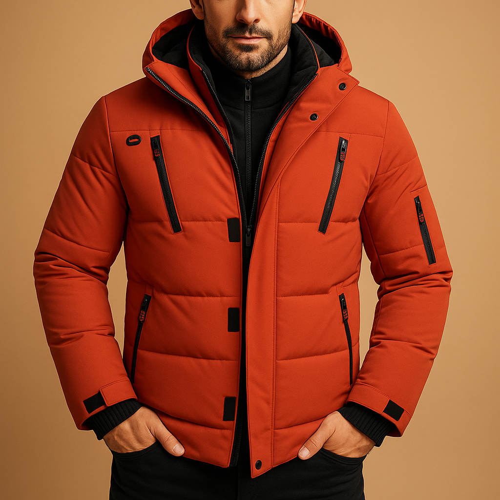 Heren Winterjas Waterdicht Warm Isolatie Moderne Snit