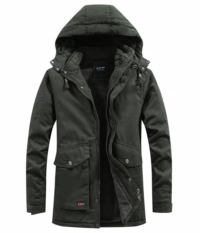 Heren Winterjas Winddicht Met Capuchon - Mode Vibes