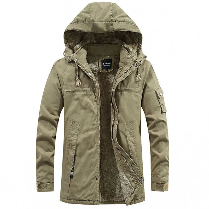 Willem Heren Winterjas | Winddicht Met Capuchon, Casual Winterjassen Heren Sale 3