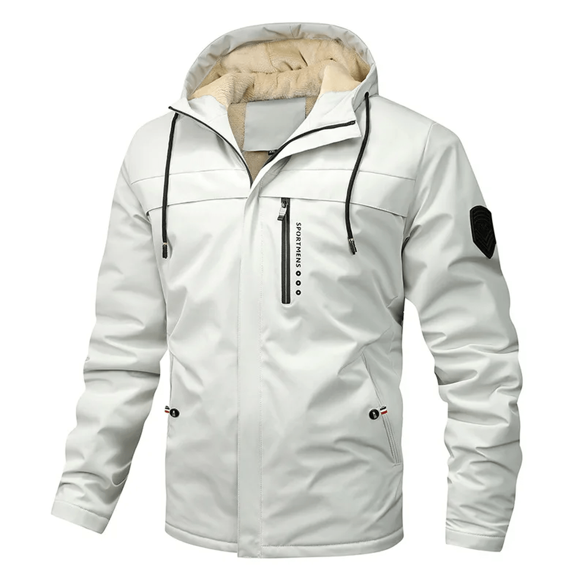 Waterdichte Winterjas Heren Fleece Voering Winddicht