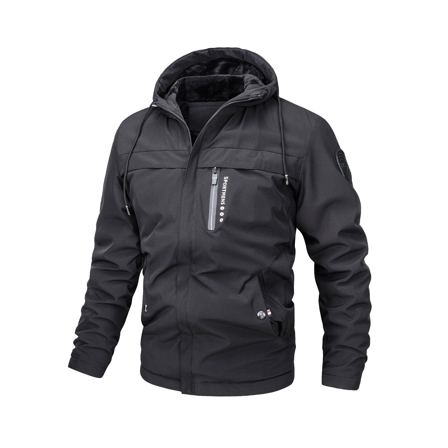 Waterdichte Winterjas Heren Fleece Voering Winddicht