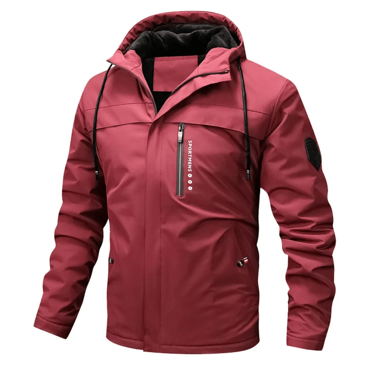 Waterdichte Winterjas Heren Fleece Voering Winddicht