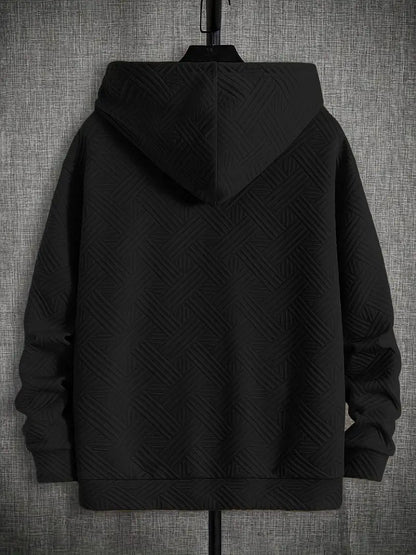 William | Calda Felpa Uomo con Cappuccio Invernale Casual 4