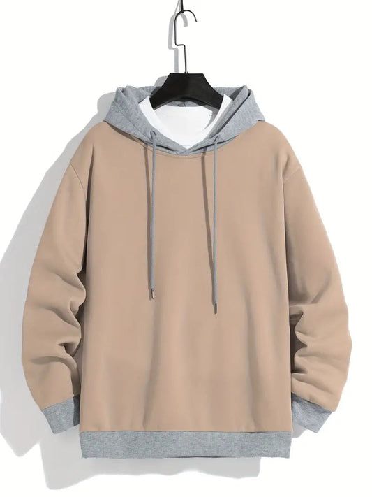 William – retro hoodie met kleurblokken 0