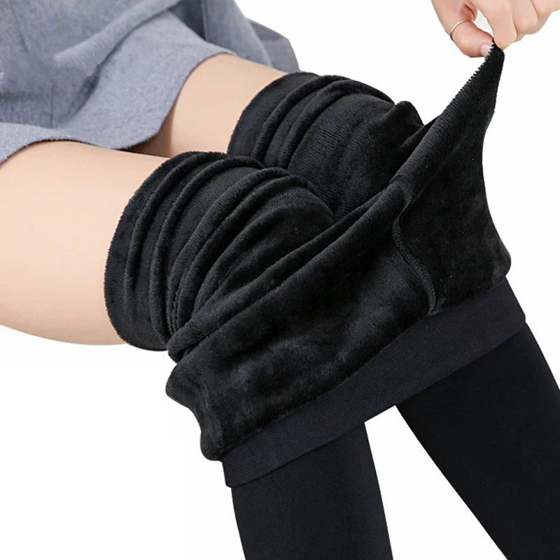 Vrouwen Leggings Hoge Taille Fluwelen Zacht en Comfortabel