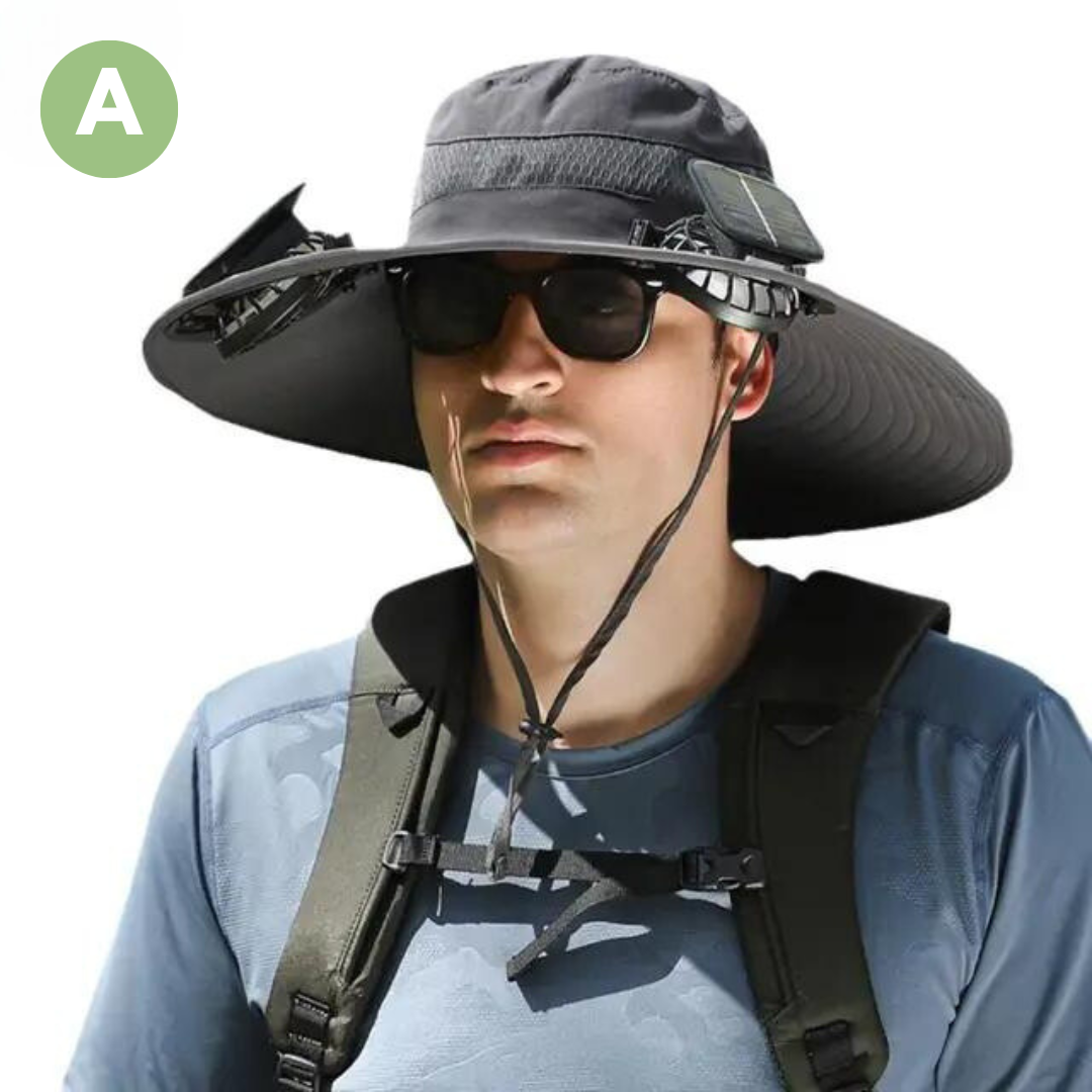 Outdoor Zonnehoed met Ventilator Koel en Luchtig