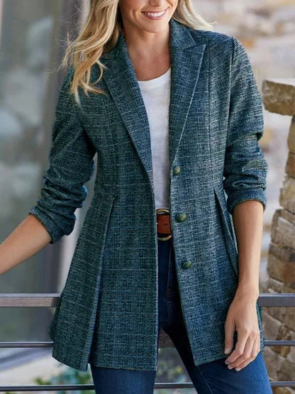 Wintervintage Blazer voor Vrouw Warm en Stijlvol