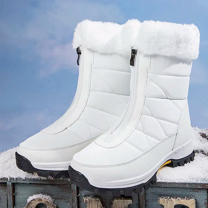 Waterdichte Sneeuwlaarzen voor Dames Warm en Stevig