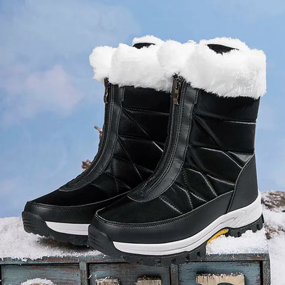 Waterdichte Sneeuwlaarzen voor Dames Warm en Stevig - Mode Vibes