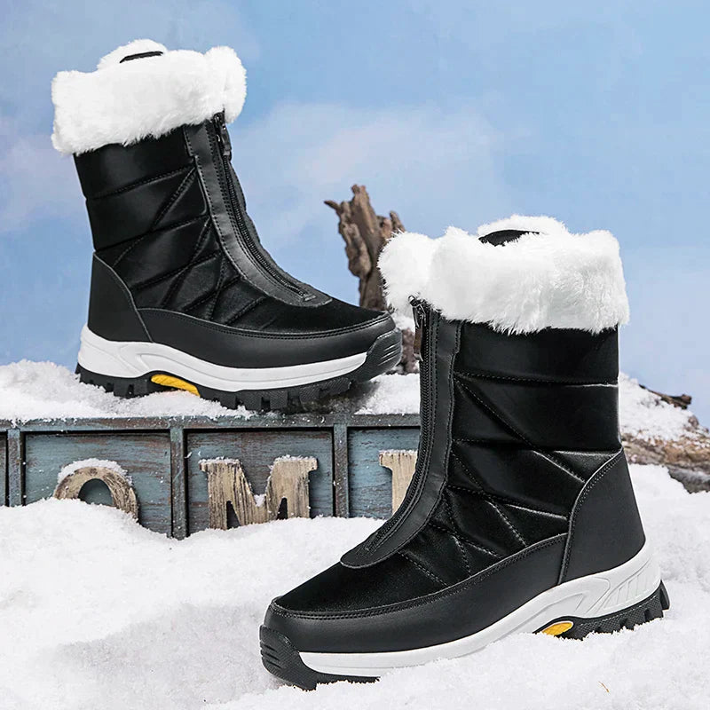 Waterdichte Sneeuwlaarzen voor Dames Warm en Stevig
