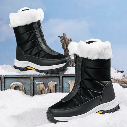 Waterdichte Sneeuwlaarzen voor Dames Warm en Stevig