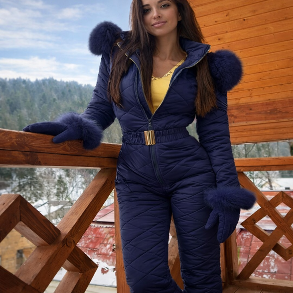 Dames Ski Overall Warm en Waterdicht voor Skien