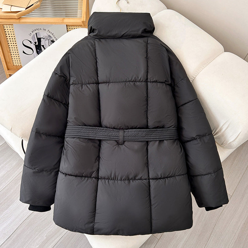 Winterjas Dames | Hoge Kraag & Verstelbare Taille