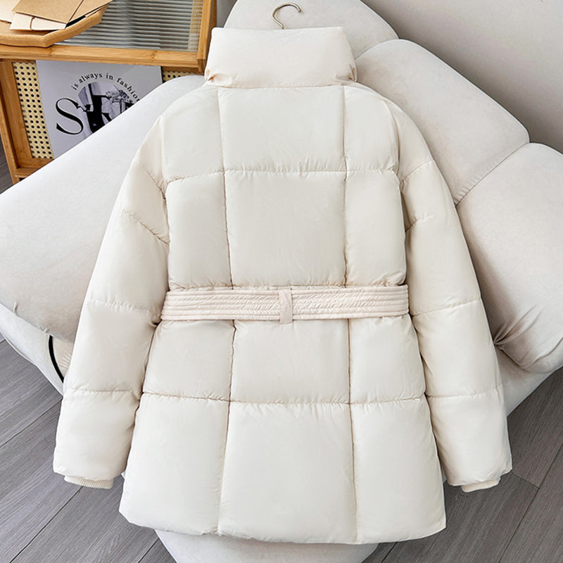 Winterjas Dames | Hoge Kraag & Verstelbare Taille