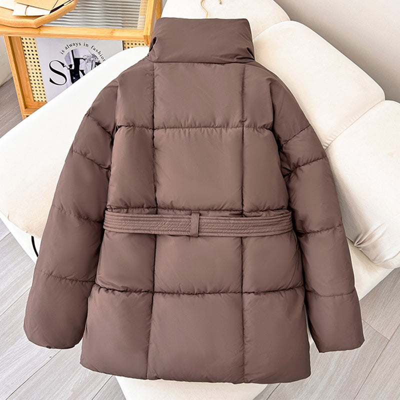 Winterjas Dames | Hoge Kraag & Verstelbare Taille