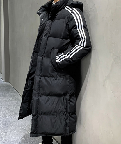 Langste Warme Winterjas Heren Sportief Model - Mode Vibes