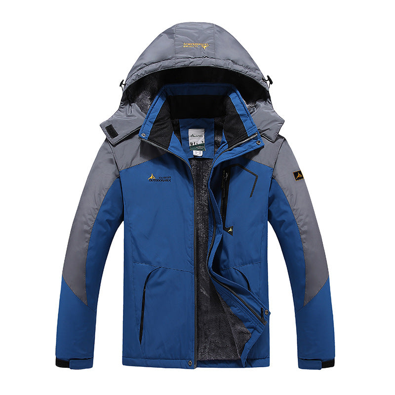 Waterdichte Parka Heren Jas met Afneembare Capuchon - Mode Vibes