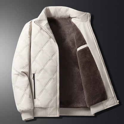Warme Heren Pufferjas met Ruitmotief en Extra Isolatie - Mode Vibes
