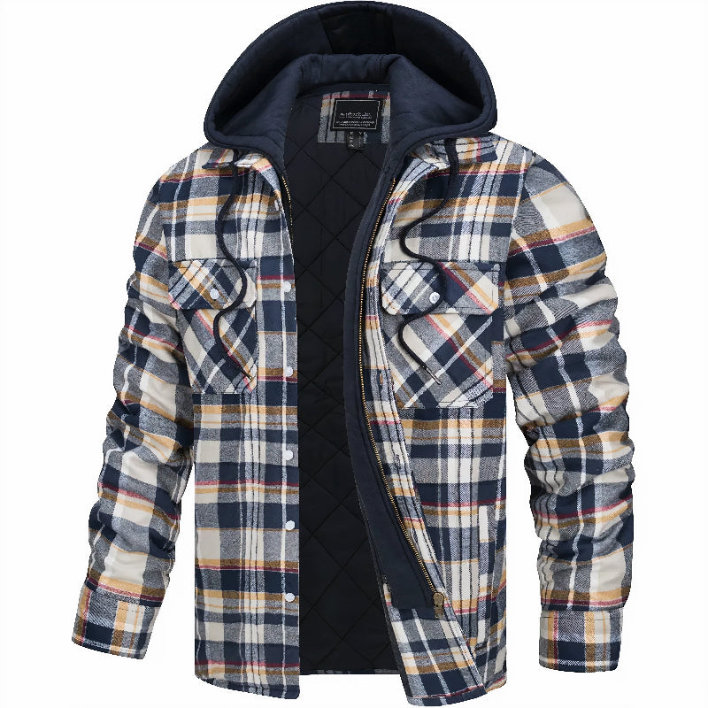Warme Heren Winterjas met Opbergruimte Sneldichting - Mode Vibes