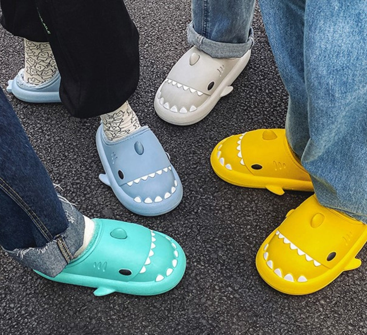 Haaien Sloffen Zacht en Warm voor Gezin - Mode Vibes