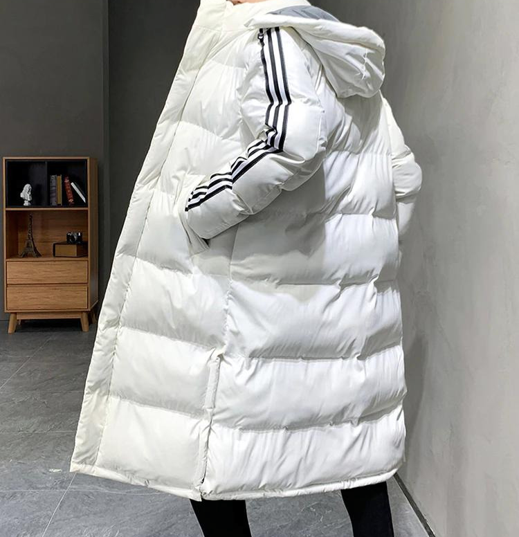 Calvin Winterjas Lange Capuchonjas Warm en Waterdicht