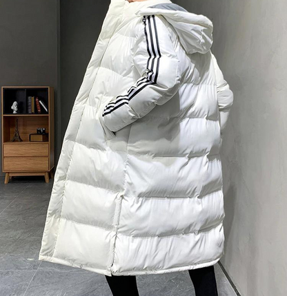 Calvin Winterjas Lange Capuchonjas Warm en Waterdicht