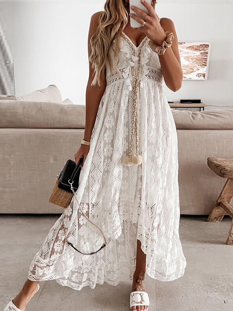 Zomerse Maxidress Elegante Jurk voor Vrouw - Mode Vibes