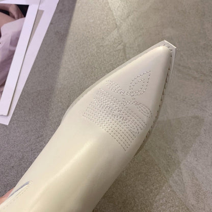 Cowboy Boots Hoge Kwaliteit Leren Rijlaarzen