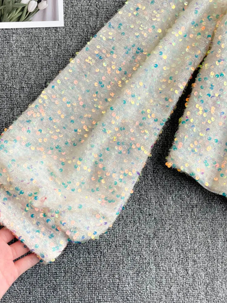 Glitter Top Elize Shimmer Jurk