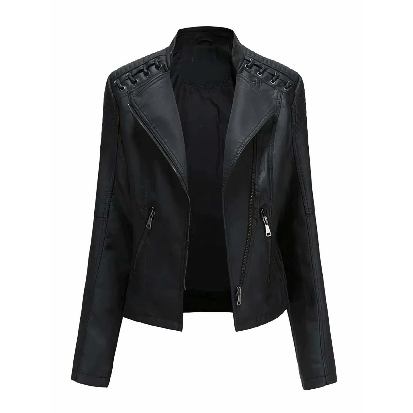 Leren Damesjack PU-Leder Elegant en Comfortabel - Mode Vibes