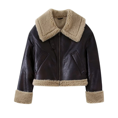 Dames Jas Omkeerbaar Warm Wol Herfst Winter Collectie - Mode Vibes