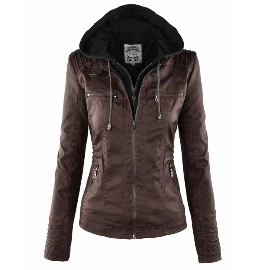 Wolff Dames Leren Jack | PU-Leren, Thermische Voering, Elegant 2