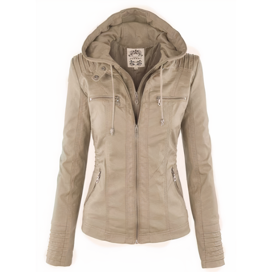 Wolff Dames Leren Jack | PU-Leren, Thermische Voering, Elegant 3