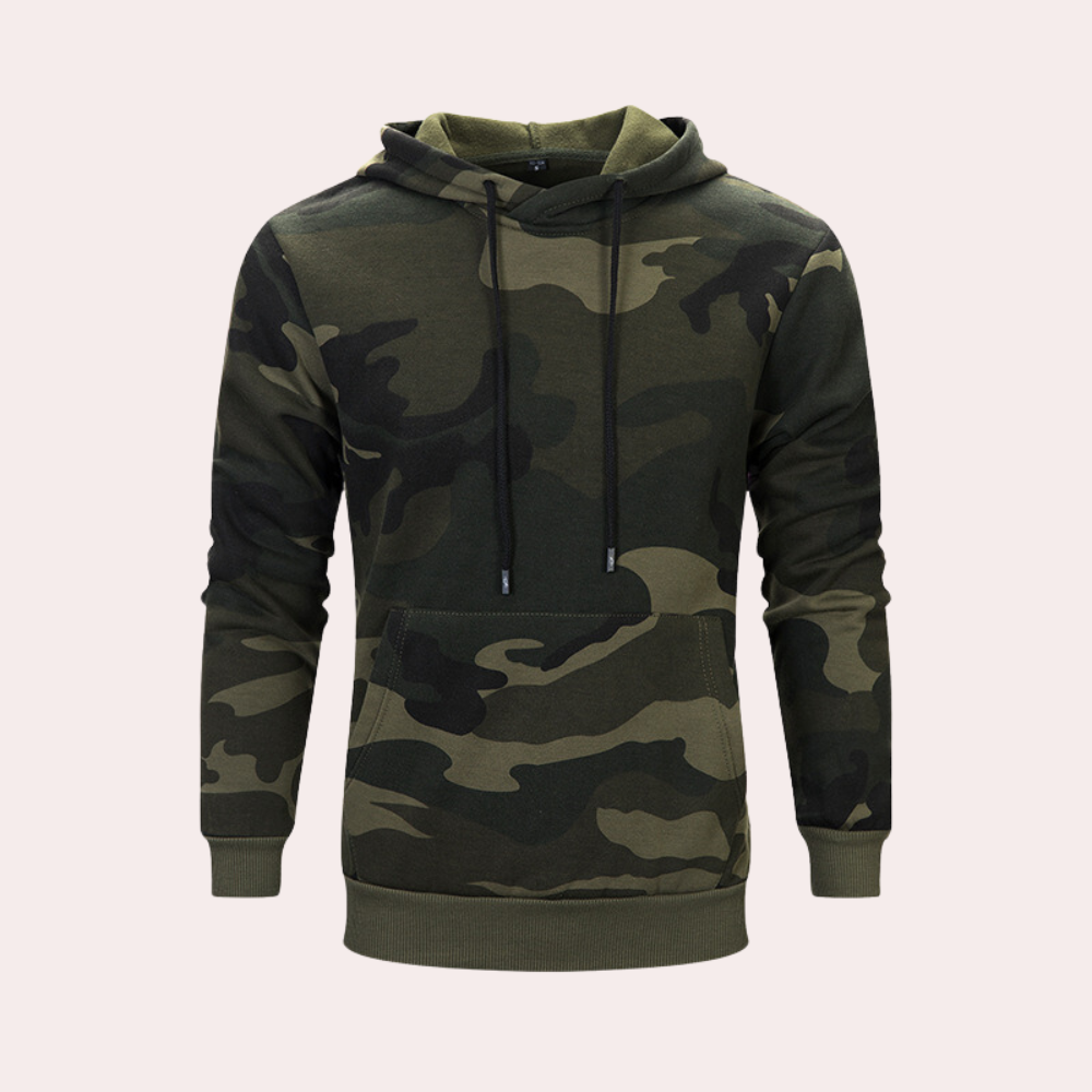 Heren Hoodie Camouflage Comfortabel Warm - Mode Vibes
