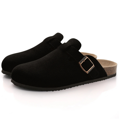 Orthopedische Dames Sandalen – Suède, Verstelbaar & Comfortzool