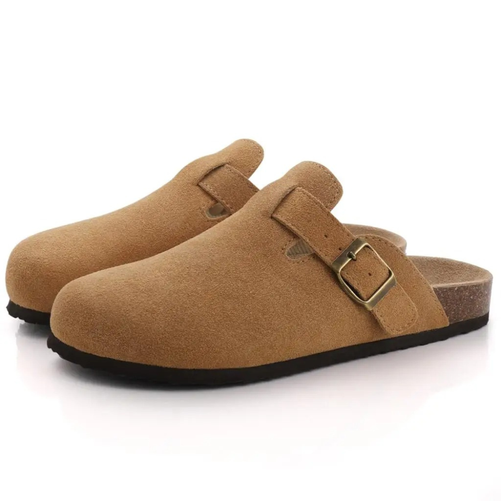 Orthopedische Dames Sandalen – Suède, Verstelbaar & Comfortzool