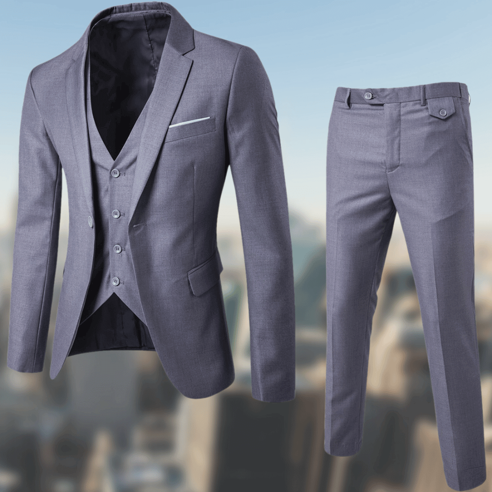 Wolff Zwart Heren Pak | Comfortabele Wolmix, Tijdloos Elegant 1