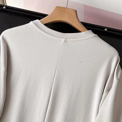 Stijlvolle Retro T-shirt Jurk voor Vrouwen 2024