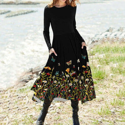 Bloemenprint Zomerjurk