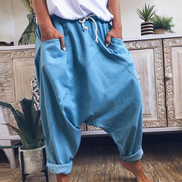 Heren Harem Broek Zomerse Boho Stijl