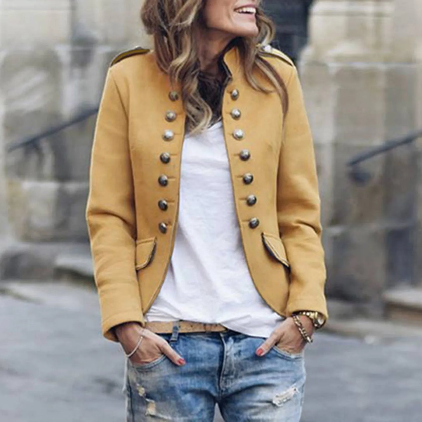 Damesjas Vintage Stijl Klassieke Look